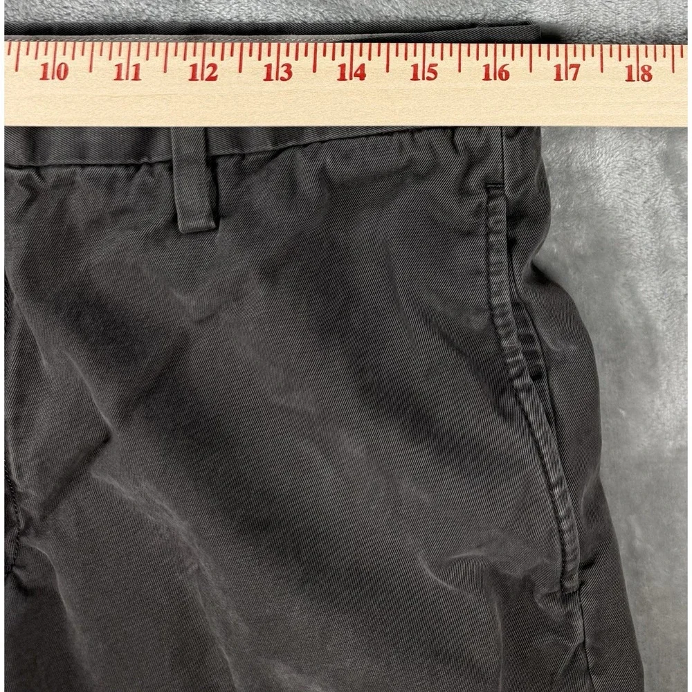 Banana Republic Gavin Chino Pants Men's 34x34 Gray Straight Leg Cotton